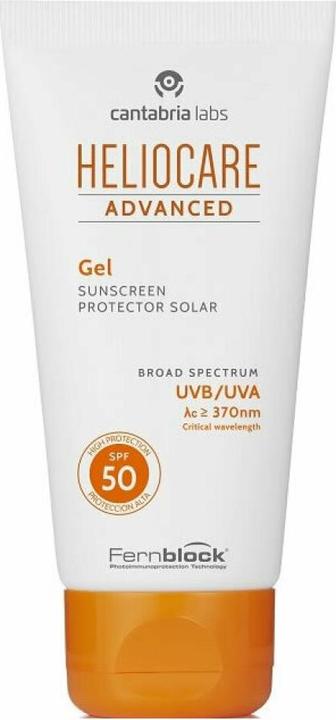 Actual product image Heliocare ADVANCED GEL SPF50 200 ml (Suntan cream, SPF 50, 200 ml)