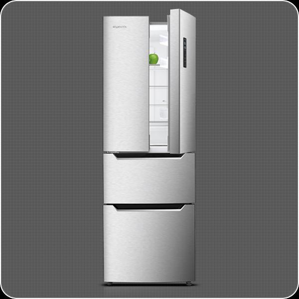 Actual product image Wolkenstein French Door Khlschrank FD351.4A++NFIX BxHxT 63.5 x 185.5 x 68.50 cm Khlteil 191 l Gef (320 l)