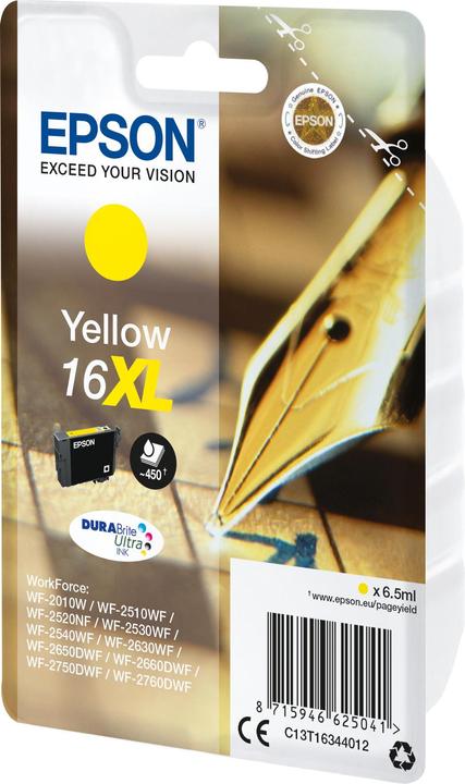 Actual product image Epson 16XL DuraBrite Ultra (Y)