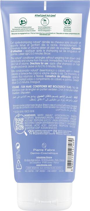 Image du produit Klorane Leinen Bio Pflegebalsam (200 ml)