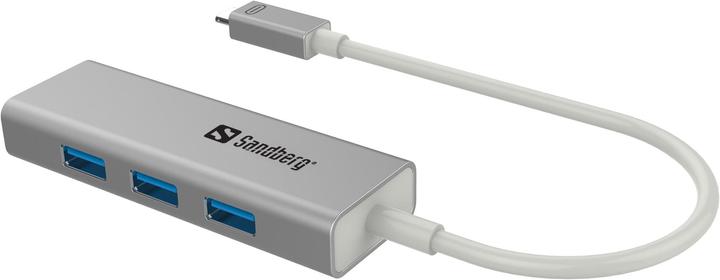 Actual product image Sandberg USB-C -> 3 x USB 3.0 Converter (USB-C, 3 Ports)