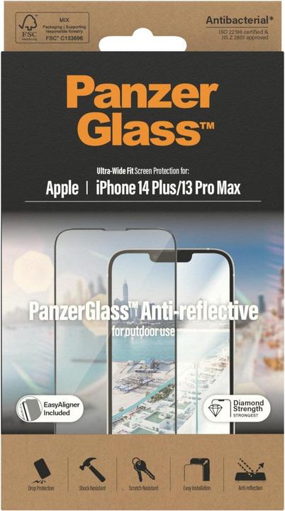 Image du produit PanzerGlass Ultra Wide Fit (1 pièce(s), Apple iPhone 13 Pro Max, Apple iPhone 14 Plus)
