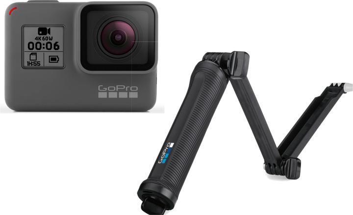 Produktbild GoPro Hero 6 Black inkl. 3-Weg-Handgriff