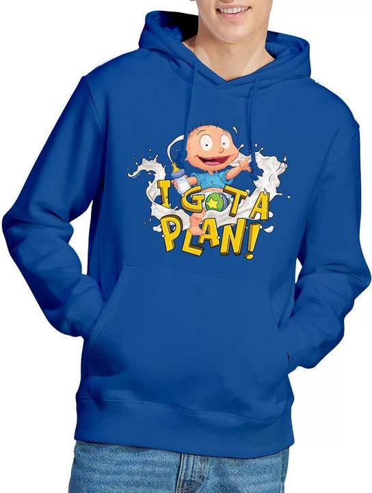 Immagine prodotto Rugrats Tommy Pickles Has A Plan Felpa con Cappuccio Uomo (L)