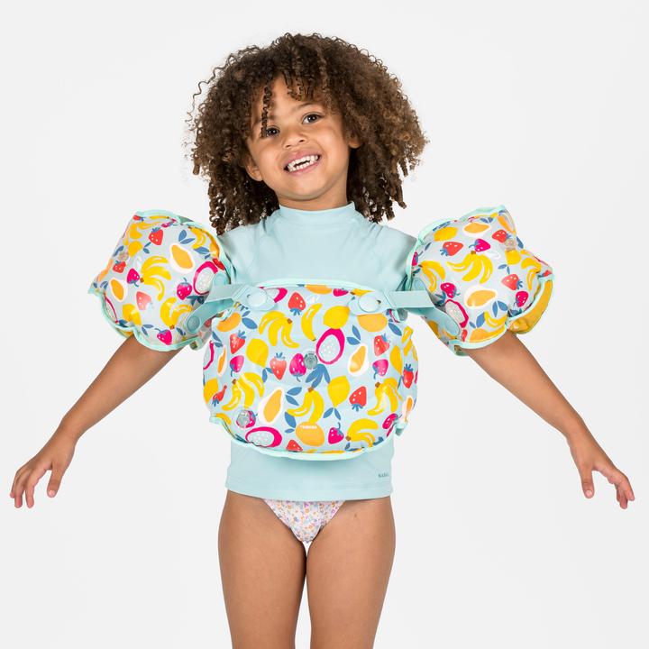 Immagine prodotto Nabaiji Schwimmflügel-Gurt Kinder wandelbar 15–30 kg - Tiswim Allnuts blau