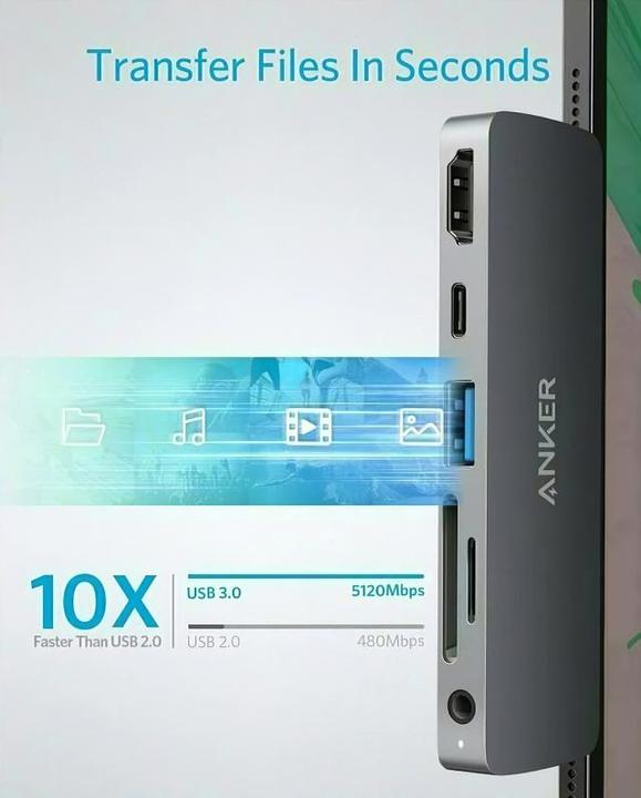 Produktbild Anker PowerExpand Direct 6 in 1 (USB-C, 1 Ports)