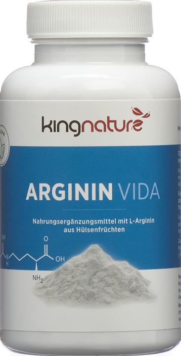 Actual product image Kingnature Arginine Vida Caps (120 Piece, Capsules, 140 g)