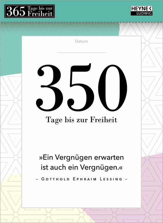 Produktbild Heyne Ludwig 365 Tage bis zur Freiheit! (11 x 15 cm, Harter Einband, Deutsch)