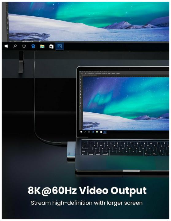 Image du produit Ugreen 6-in-2 (USB-C, 6 Ports)
