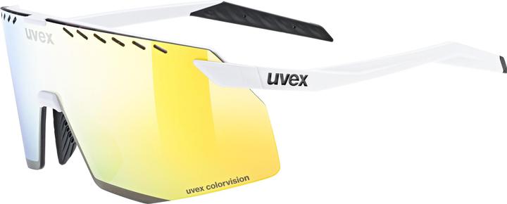 Actual product image Uvex Sports Pace stage CV (white matt (yellow)*, colourvision glossy green)