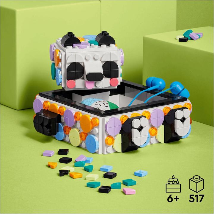 Actual product image LEGO Panda storage tray (41959, LEGO Dots)