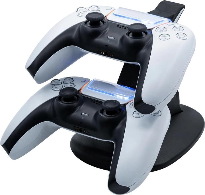 Immagine prodotto PhoneLook Gioca più a lungo Elegante stazione di ricarica per caricare due controller PlayStation 5 (PS5)