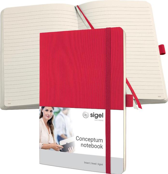 Actual product image Sigel Notebook CONCEPTUM Softcover Softwave (A5, Lined, Soft cover)