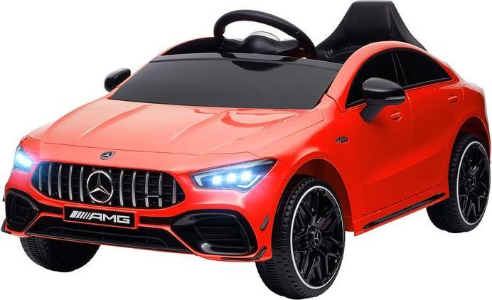 Produktbild Swisshandel24 Kinder Elektroauto 12V Kinderauto mit Fernbedienung, Musik, bis 5 km/h Rot (12 V)