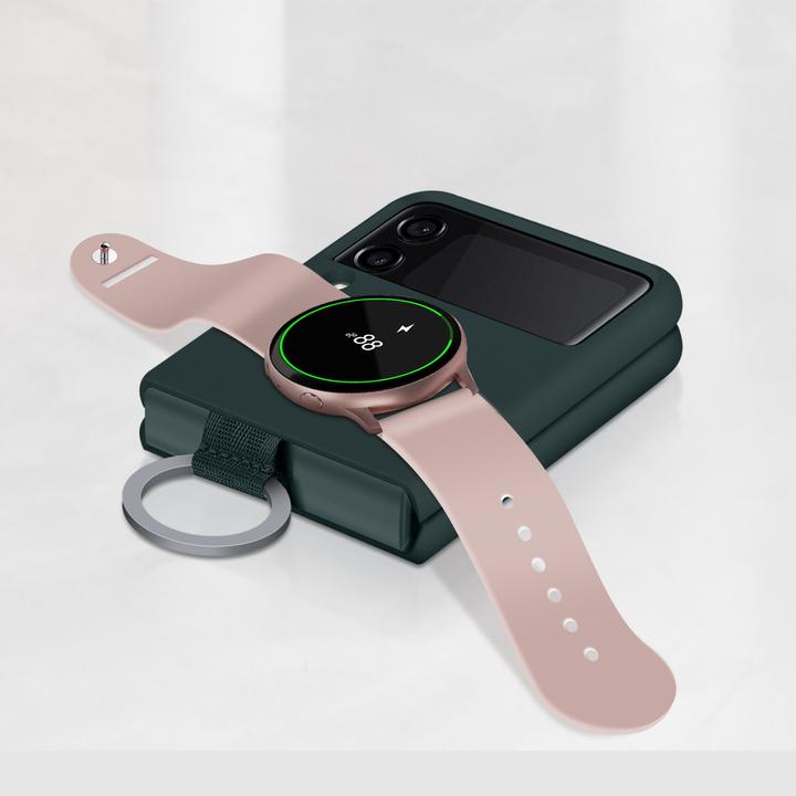 Actual product image Samsung Silicone cover with ring (Samsung Galaxy Z Flip3)