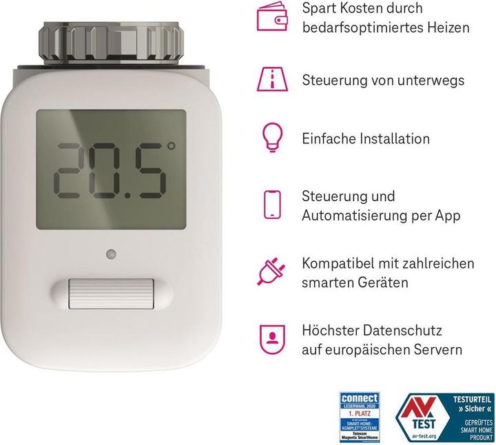 Produktbild Telekom Smart Home Heizkörperthermostat