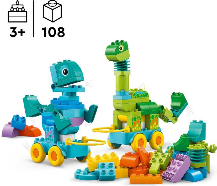 Produktbild LEGO Dinos auf Rädern 3-in-1-Set (10451)