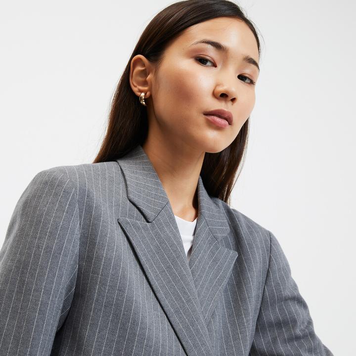 Produktbild La Redoute Collections Taillierter Blazer mit Nadelstreifen (36)