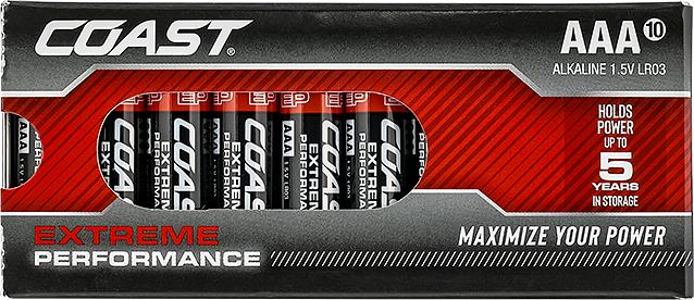 Actual product image Coast Extreme Performance (10 pcs., AAA)