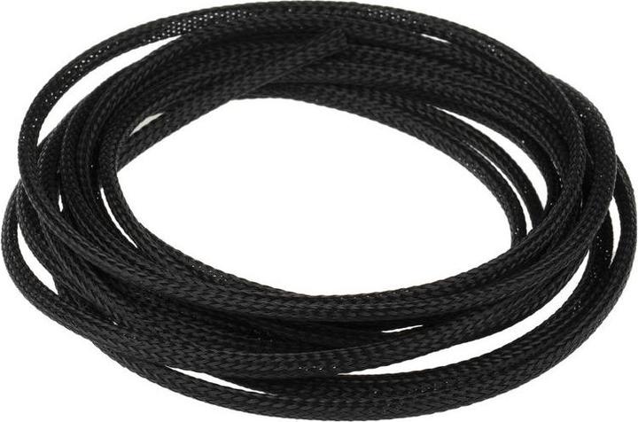 Produktbild Rs Pro Kabelschlauch Schwarz PET für Kabel-Ø 3mm bis 10mm, Länge 5m Umflochtener Dehnbar (Kabelschlauch, 19 cm)