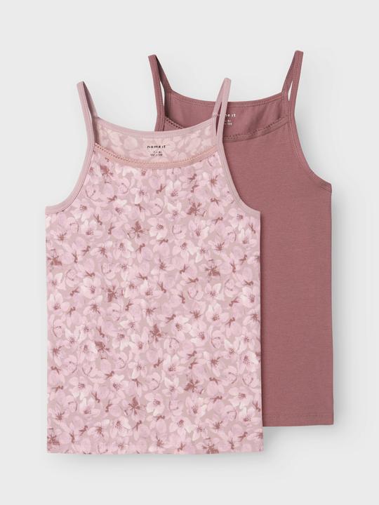 Actual product image Name it Nkfstrap Top 2p Mauve Flower Noos (122)