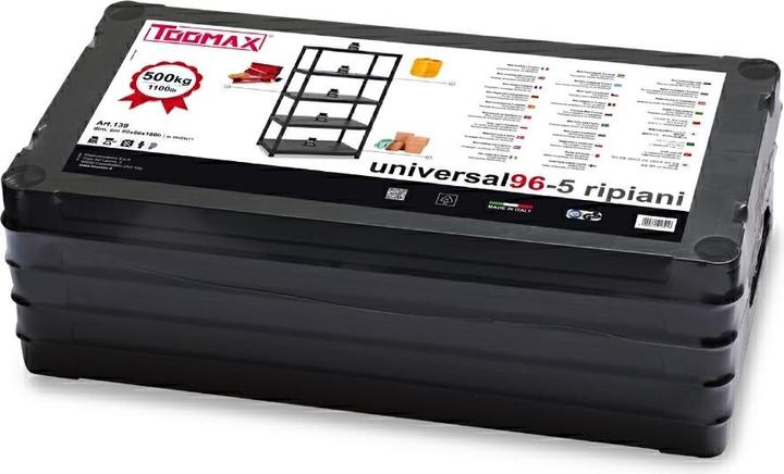 Produktbild Toomax Regale Kollektion 5er Regaleinheit universal 96 (90 x 60 x 180 cm)