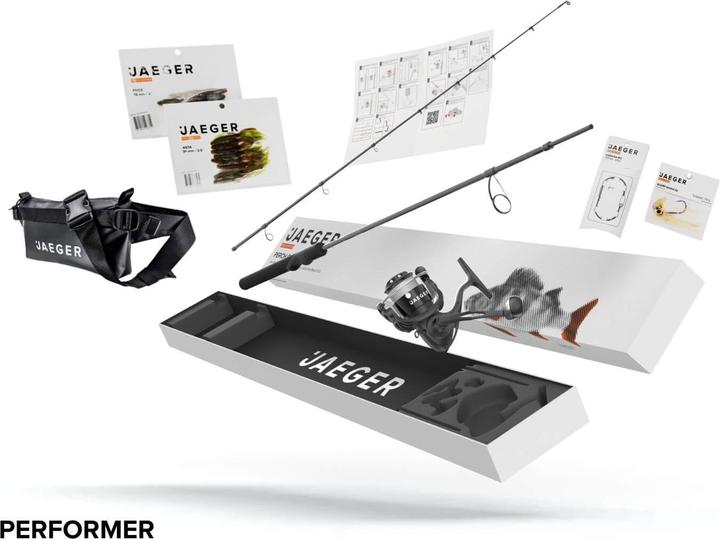Actual product image Jaeger Perch Go Kit - Perch Starter Combo Performer Edition (Spinning rod, 204 cm)