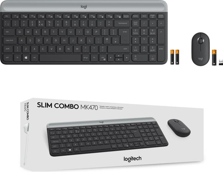 Produktbild Logitech MK470 Combo (CH, Kabellos, Docking)