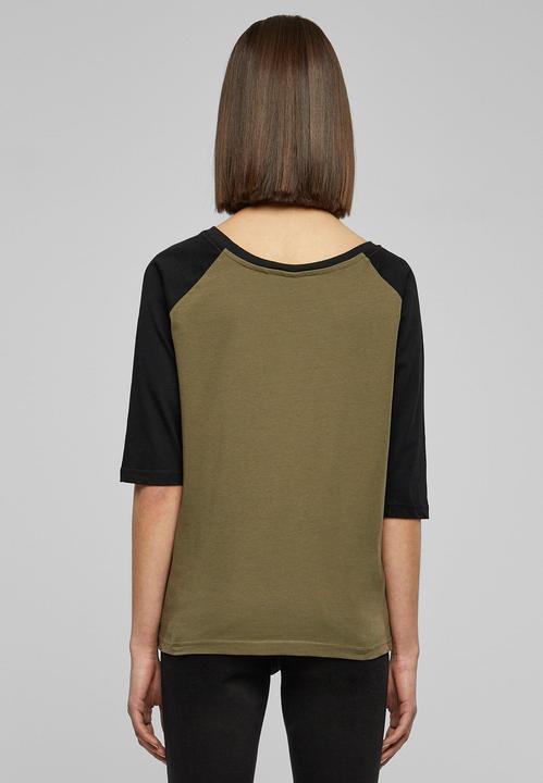 Immagine prodotto Urban Classics Tee Raglan 3/4 da donna a contrasto (5XL)