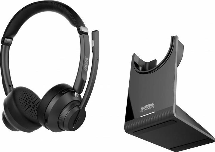 Produktbild Urban Factory Bluetooth 5.2 Heasdet With Enc And Charging Stand (Kabellos)