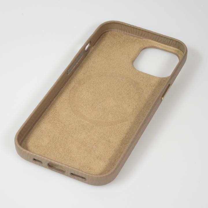 Image du produit PhoneLook Coque Cuir de veau luxe grainé intégral avec boutons métalliques et MagSafe (Apple iPhone 14 Pro Max)