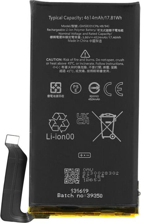 Actual product image OEM MPS battery GMSB3 for Google Pixel 6