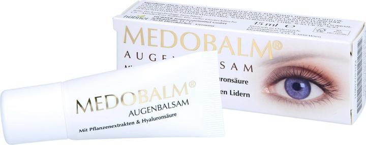 Actual product image Hübner Medobalm Eye Balm for bags under the eyes, puffy eyelids and eye wrinkles, 15 ml cream (15 ml)