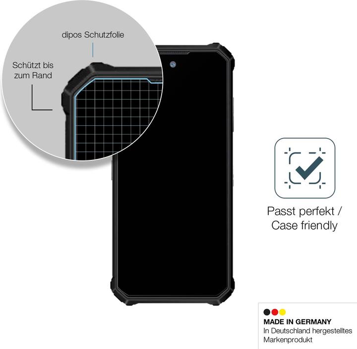Actual product image Dipos Screen Protector Anti-Shock (2 Piece, Oukitel C19)