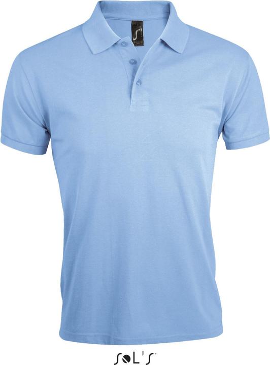 sky blue piqué