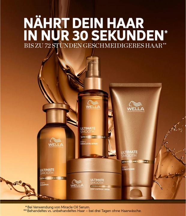 Actual product image Wella Ultimate Smooth (250 ml, Liquid shampoo)