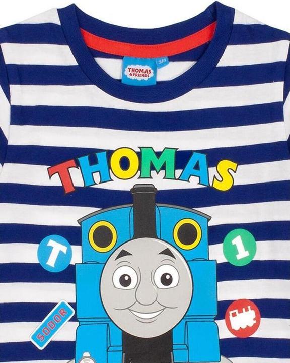 Actual product image Thomas & Friends Boys' pyjamas with shorts printed all over (110)