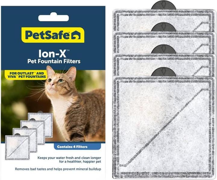 PetSafe Ion-X Pet Fountain Lot de 4 filtres de rechange