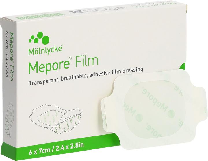 Mepore Film Folienverband 6x7cm steril 10 Stk (10 x)