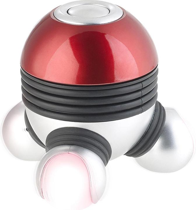Produktbild Newgen medicals Mini-Vibrations-Massagegerät mit 3 Köpfen & LED-Beleuchtung
