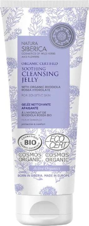 Natura Siberica Bio-zertifiziertes beruhigendes Reinigungsgel für empfindliche Haut, 140 ml (Schaum, 140 ml)