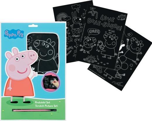 Produktbild Undercover Peppa Pig KratzbildSet