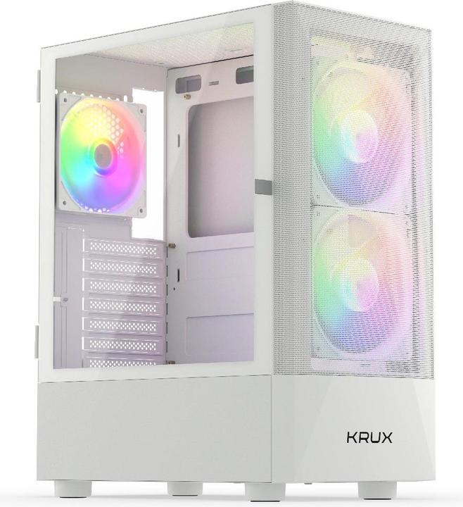 Image du produit Krux Vako White RGB (KRXD005) (ATX, Micro-ITX, mATX)