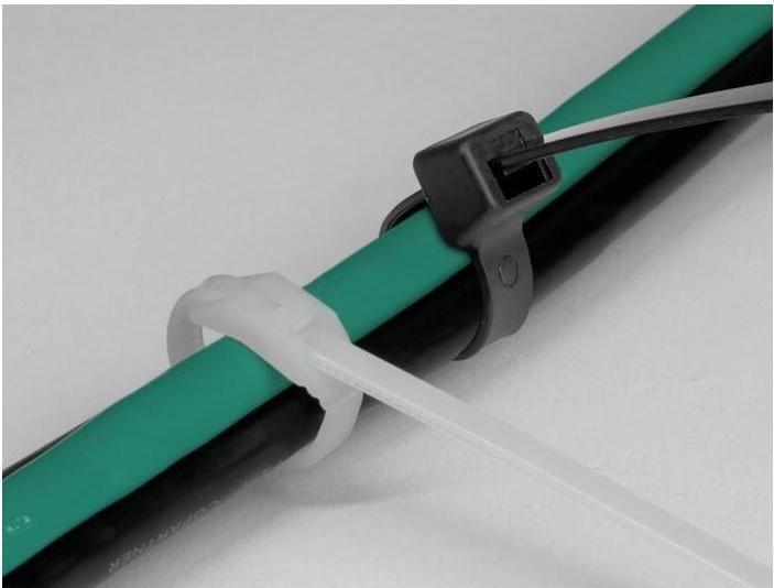Immagine prodotto Delock Fascetta con testa piatta L 280 x L 4,6 mm 100 pz. (Fascette in plastica, 280 mm, 100 pz.)