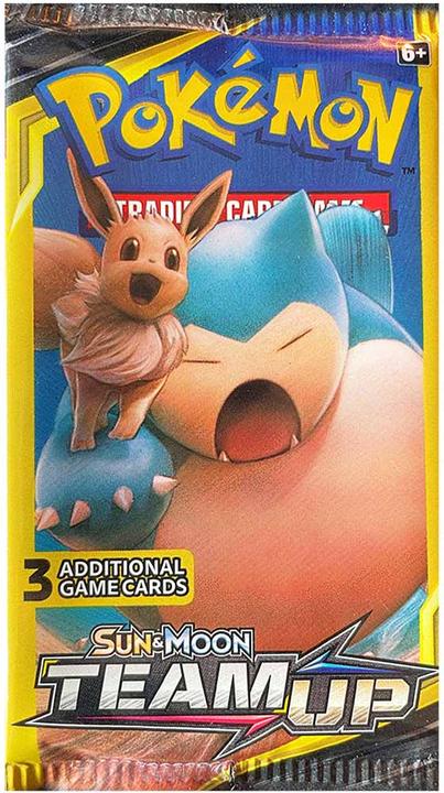 Produktbild Pokémon Sun & Moon Team UP Booster (1 Packung mit 3 Karten) (Englisch, Booster Pack)