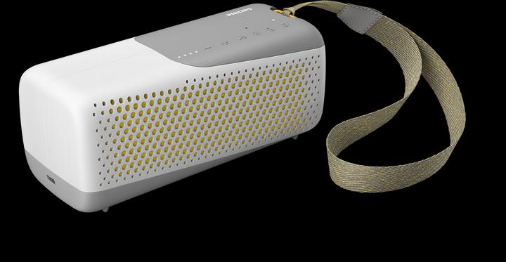 Image du produit Philips Enceinte Bluetooth TAS4807W Blanc (12 h, Fonctionnement sur batterie)