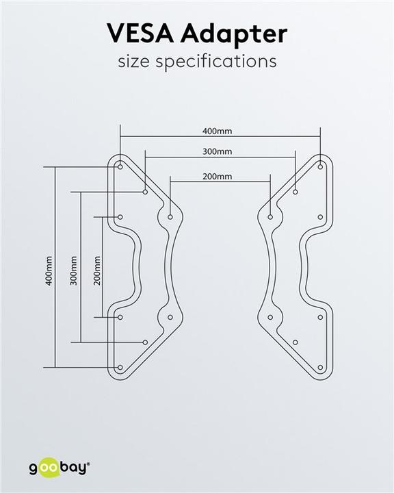 Produktbild Goobay Vesa Adapter (Adapter- / Montageplatten)