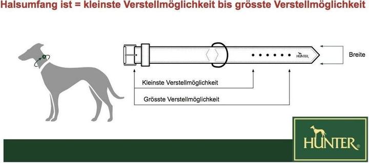 Produktbild Hunter Halsband Vario-Basic ALU-Strong Nylon (S, Hund, Hundesport)