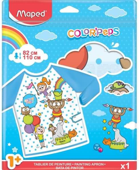 Actual product image Maped Children's painting apron