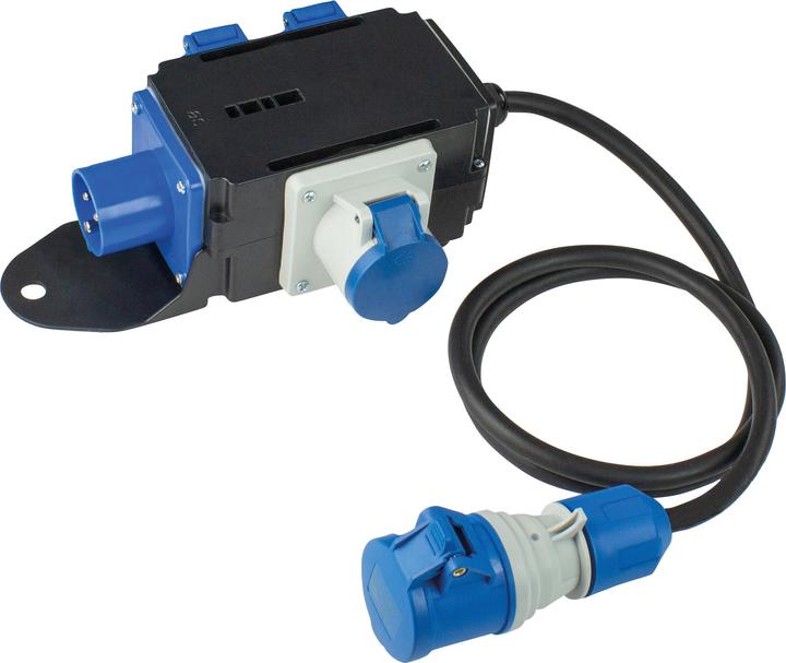 Actual product image As - Schwabe AS Schwabe 60497 CEE-CARA adapter 16 A 230 V 1 pc. (4 x, CEE 7/3, CEE)
